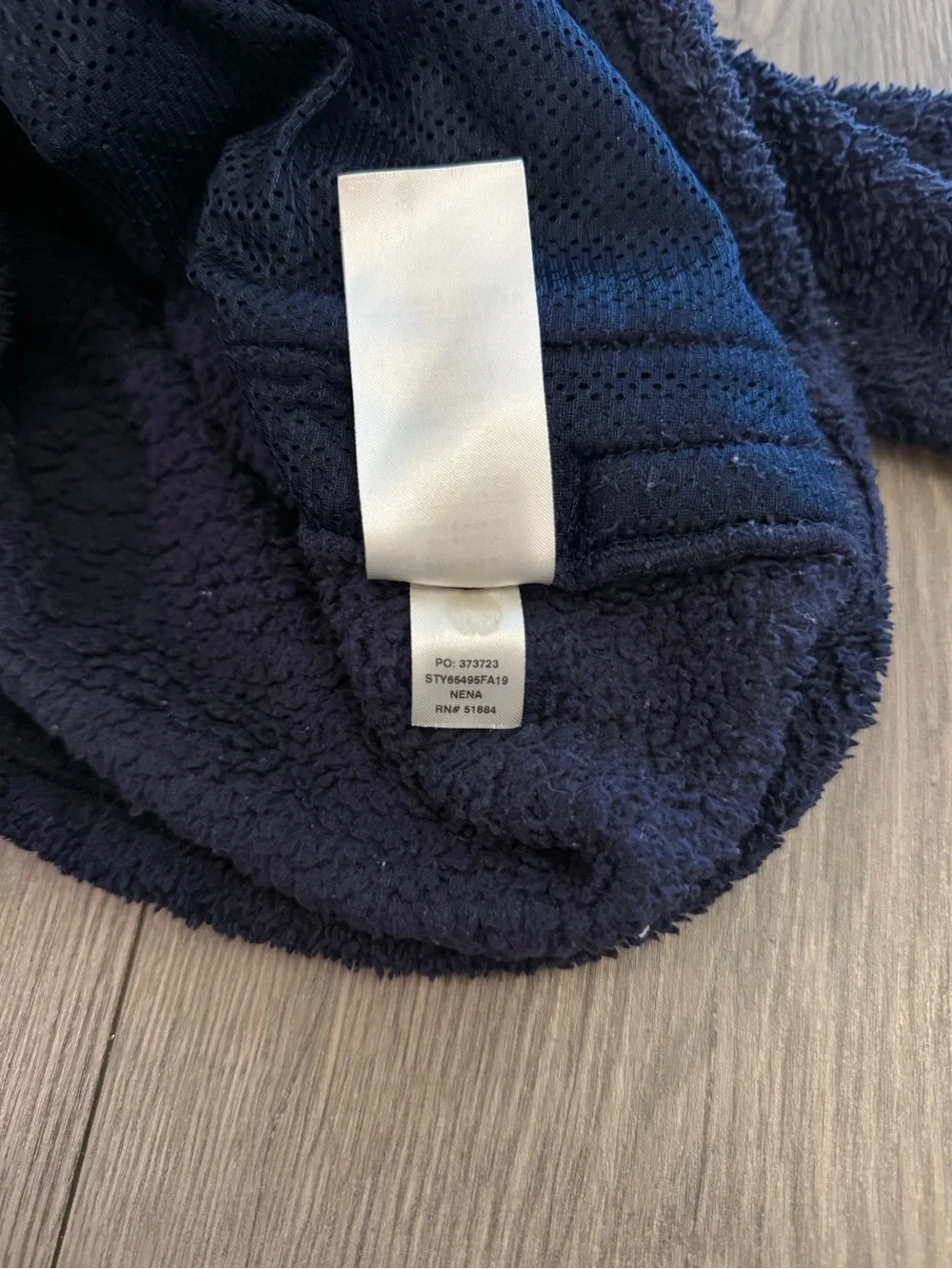 Patagonia Navy Blue Sherpa Fleece Kids Size: Small (7-8) Jacket **Signs Of Wear.